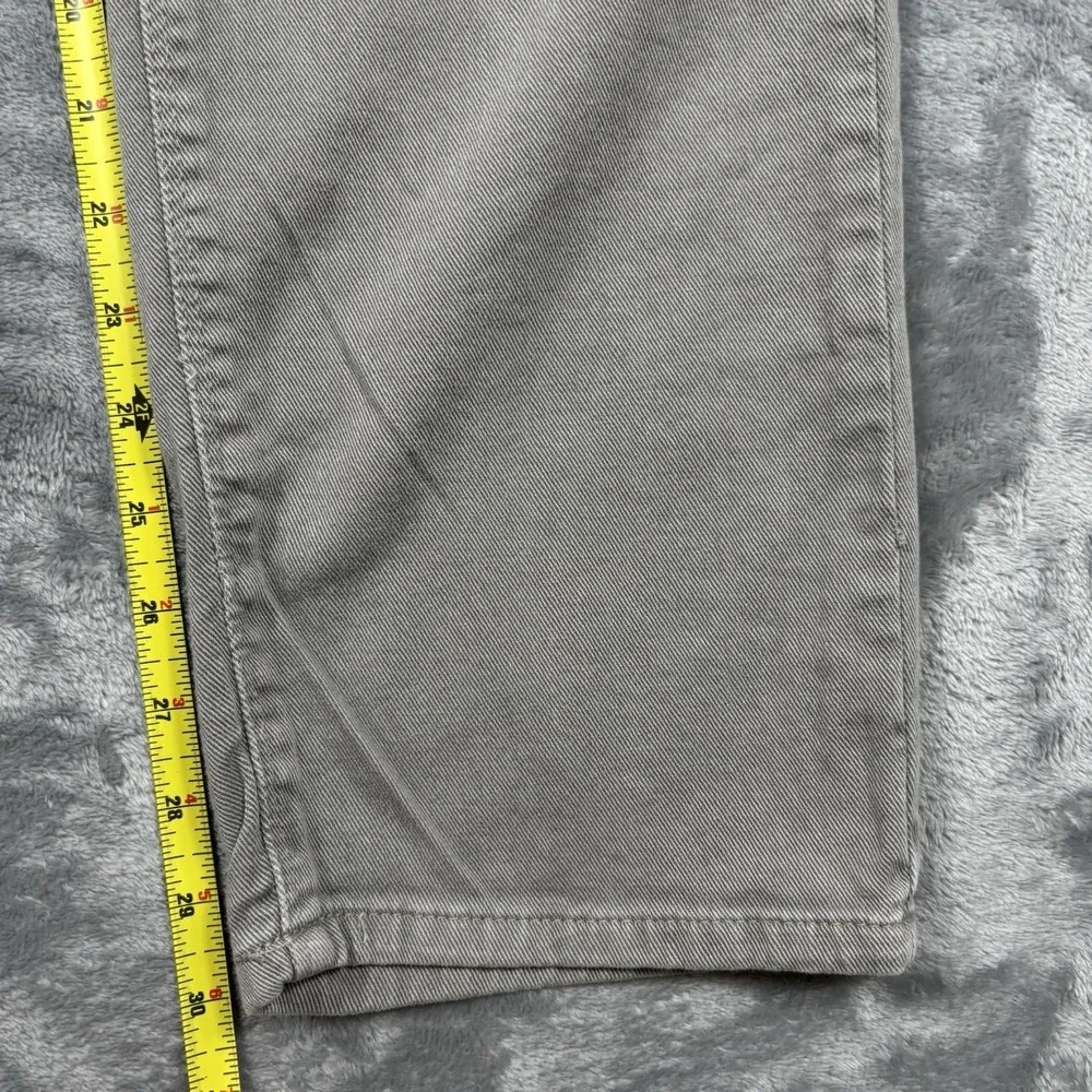 Mott & Bow Jeans Mens 35x30 Grey Slim Stretch Tapered Slim Merc Sadd Denim